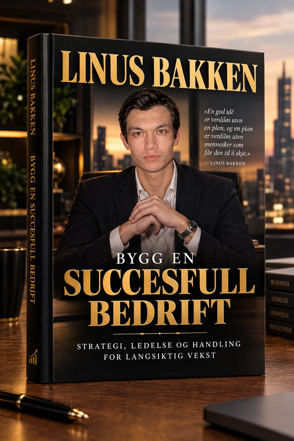 Bokomslag: Linus Bakken – Bygg en succesfull bedrift