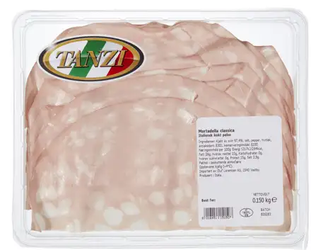 Mortadella Skivet Tanzi 150 g