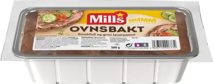 Leverpostei Ovnsbakt Mills 500 g