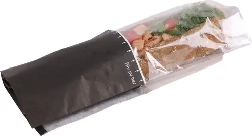 Snack Bag Sort Stor 28X12,5Cm