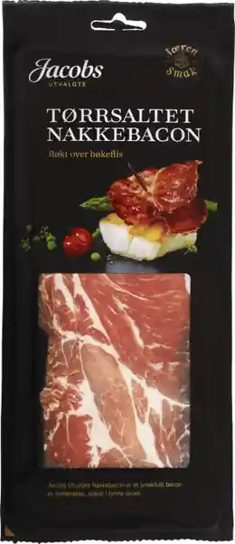 Nakkebacon Tørrsaltet Jacobs 100 g