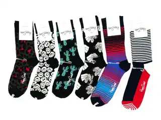 Happy Socks Assorterte Mønster 1Par