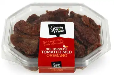 Tomat Soltørket Oregano G&F 150 g
