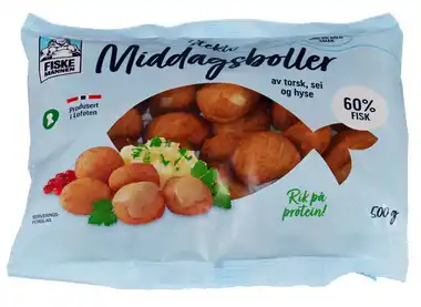 Middagsboller Fiskemannen 500 g