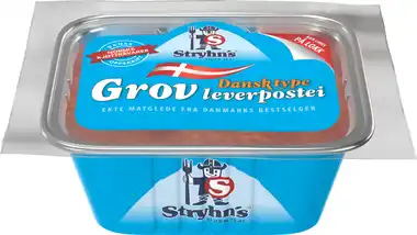 Leverpostei Dansk Grov Stryhns 190 g
