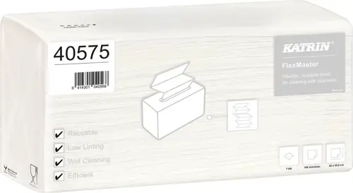 Engangsklut Hvit Non-Woven Katrin 1 l