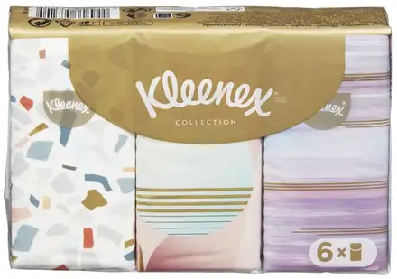 Kleenex Lommetørkle Collection 54Stk 6 stk