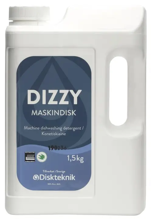 Maskinoppvask Dizzy 1,5 kg