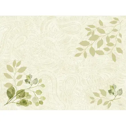 Bordbrikke Dunicel 30X40Cm Paisley Leave