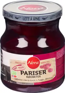 Pariserrødbeter Skivede Nora 580 g