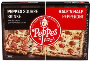 Peppes Pizza Half`n`half Skinke/Pepperon