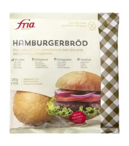 Hamburgerbrød Glutenfri Fria 280 g