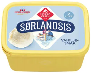 Sørlandsis Vaniljesmak Hennig-Olsen-I 2 l