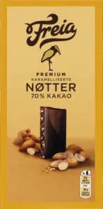 Premium Dark 70% Karam. Nøtter Frei 100 g