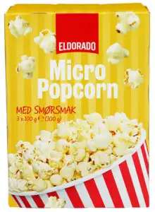 Micropopcorn M/Smør Eldorado 300 g