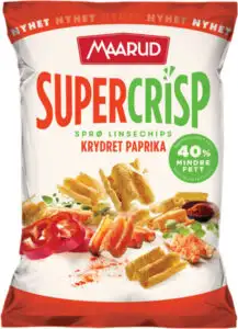Superlinser Krydret Paprika Maarud 95 g