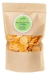 Rice Chips Lime&Pepper Glfri 250 g